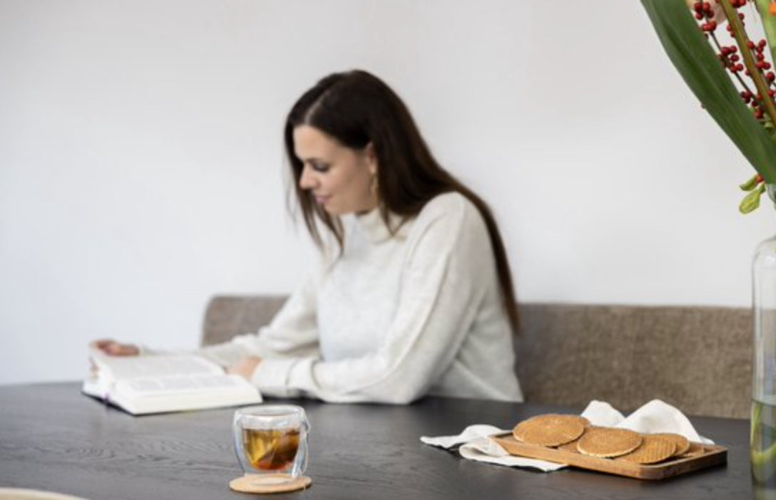 Betrahan Handgeblazen Dubbelwandige Glazen - 150ML Set van 4 - Koffieglazen - Theeglazen - Gratis Glazen Rietjes