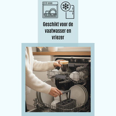 Handgeblazen Dubbelwandige Glazen - 350ML - 4 Stuks