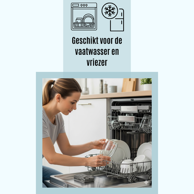 Handgeblazen Dubbelwandige Glazen - 350ML - 4 Stuks