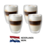 Handgeblazen Dubbelwandige Glazen - 350ML - 4 Stuks