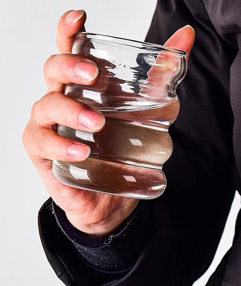Betrahan Drinkglazen - Set van 4 - 350ML - Frisdrankglazen - Waterglazen - Glazen - Gratis Glazen Rietjes