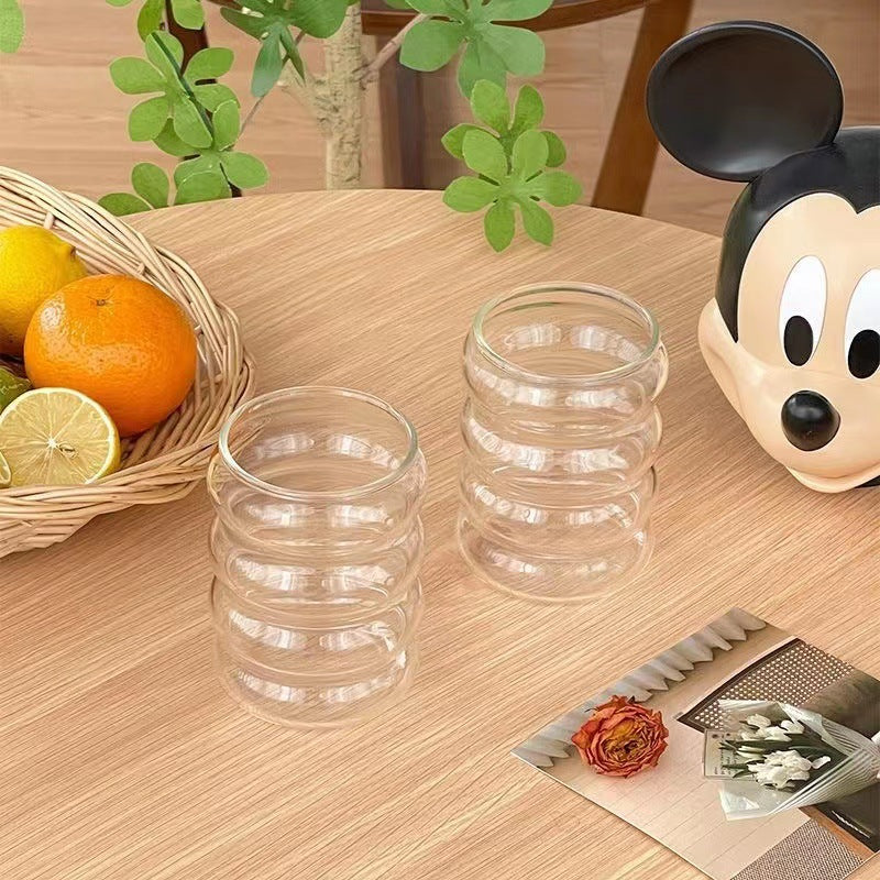 Betrahan Drinkglazen - Set van 4 - 350ML - Frisdrankglazen - Waterglazen - Glazen - Gratis Glazen Rietjes